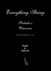 Preludio e Ciaconna Orchestra sheet music cover